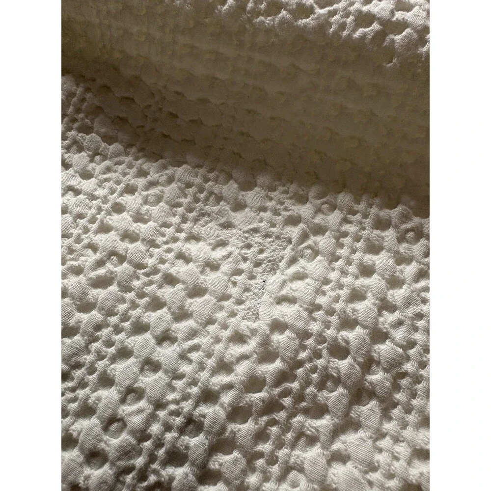 Pottery Barn Honeycomb Cotton Duvet Cover W/ Sham King/Cal King Pls Read Details